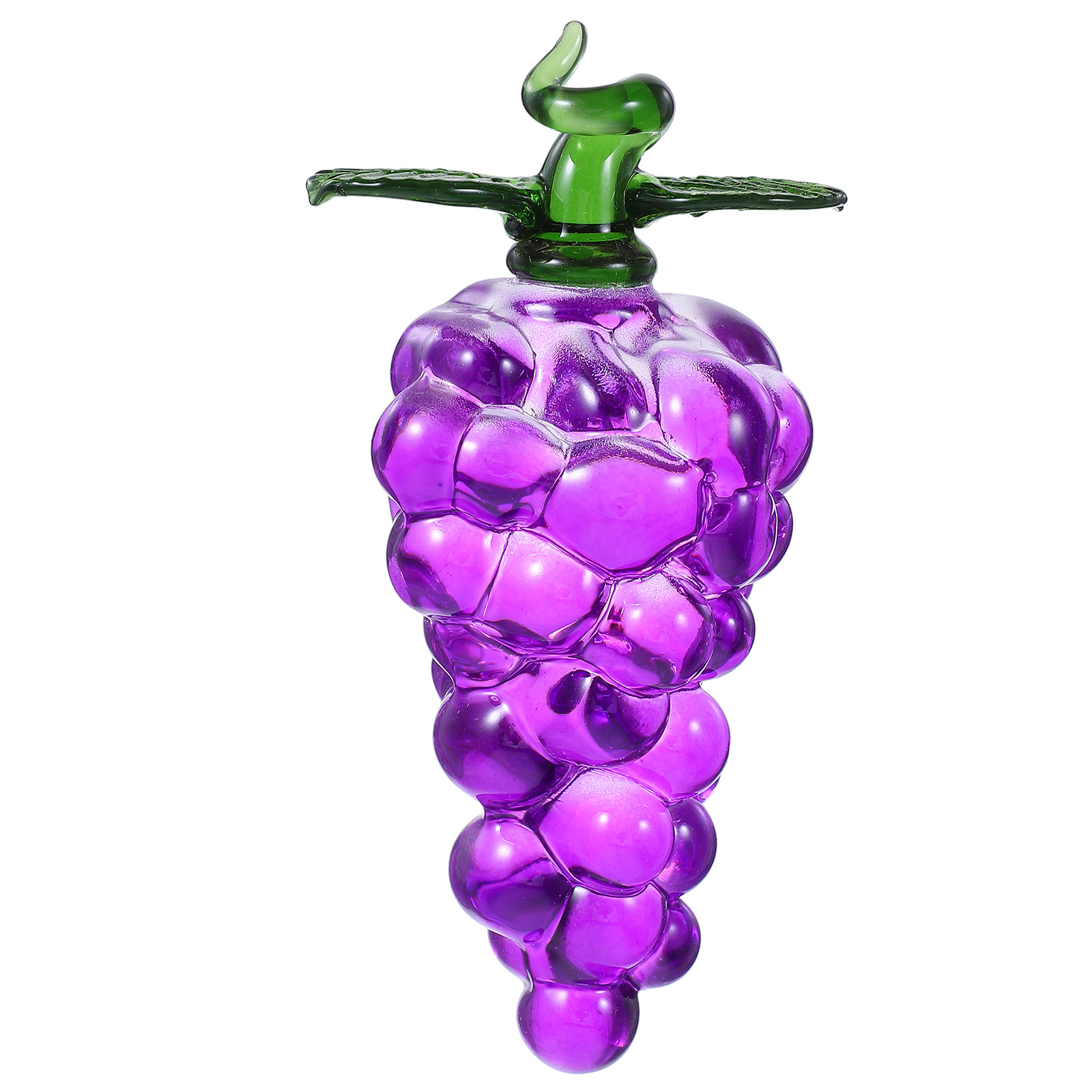 Paper Weight Crystal - Kristal Üzüm Yapay Meyve Heykeli Gerçekçi