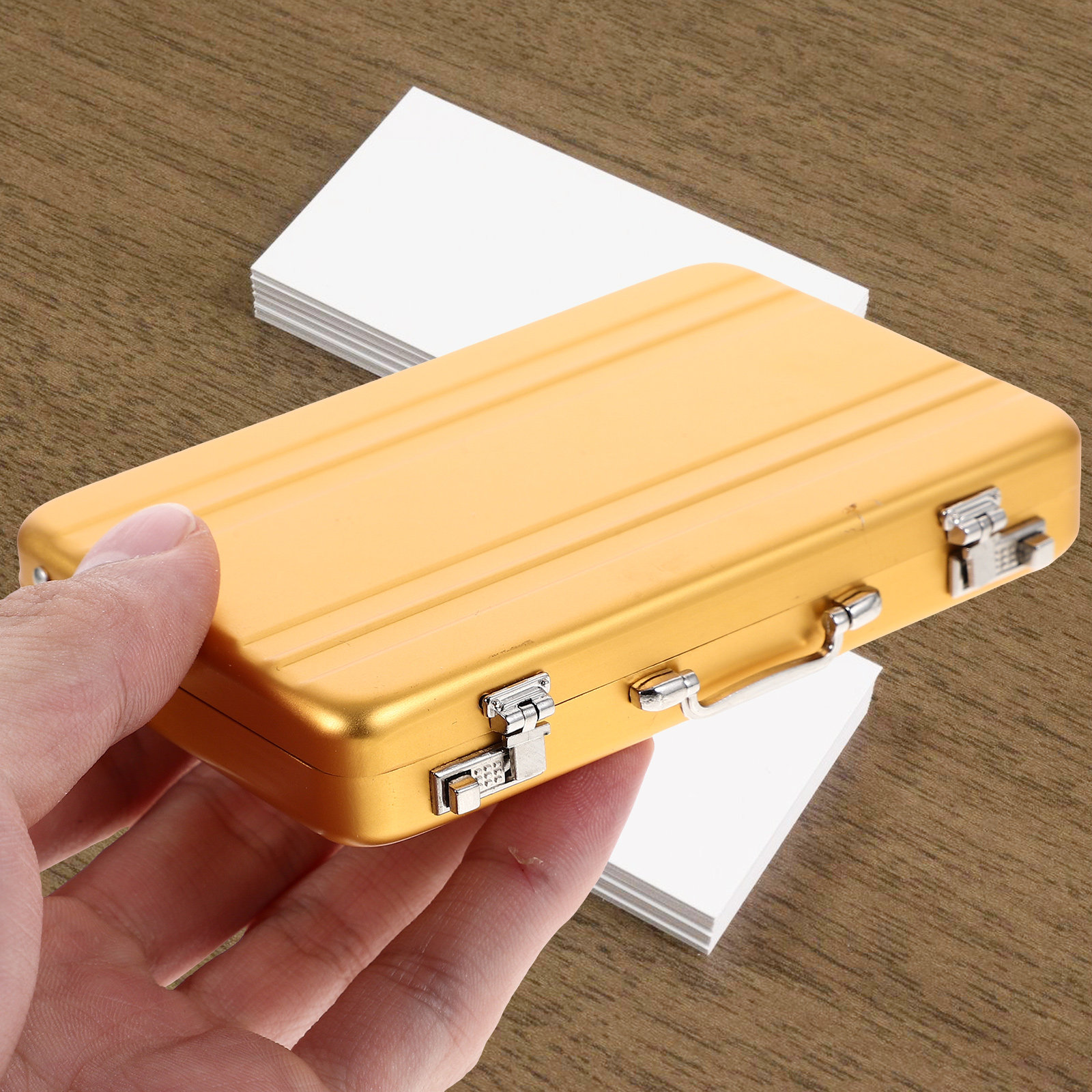 Kartvizit Kutusu Alüminyum Min - Card Index Box incelemesi ve fiyatı